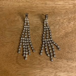 Rhinestone chandelier earrings